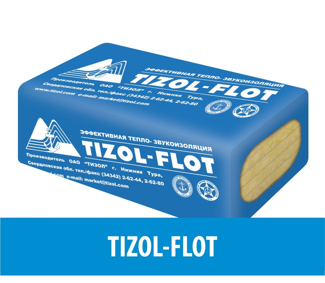 TIZOL-FLOT - ТИЗОЛ Базальтовая тепло и звукоизоляция. Огнезащита